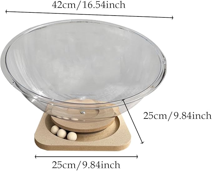 Space Capsule Cat Bed Cat Furniture Universal Easy Cleaning Activity Centre Pet Accessories Cat Nest for Rabbits Puppy Bunny, 42cm