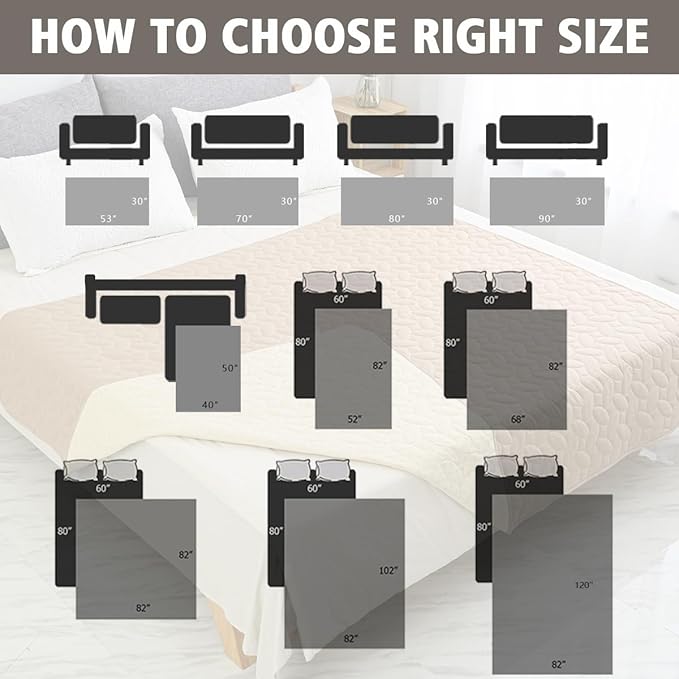 Ameritex Waterproof Pet Bed Cover Anti-Slip Dog Bed Blanket for Sofa and Furniture Waterproof New Pattern Design (Green, 30x80 Inch (Pack of 1))
