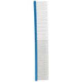 POPETPOP Daily Use Compact Pet Comb Ergonomic Design for Easy Grooming Wear-resistant Aluminum Smooth Edges for Comfortable Use for Dogs and Cats