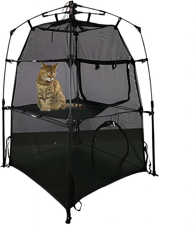 Portable Pop Up Pet Cat Tents Enclosures for Outside Patio