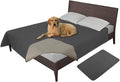 Easy-Going 100% Waterproof Dog Bed Cover, Non-Slip Pet Blanket for Furniture, Washable Couch Cover, Repleasement Sofa Cover (68X82 in,Dark Gray)