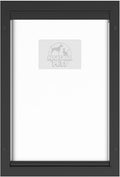 Hakuna Pets Deluxe Aluminum Pet, Cat and Dog Door with 2-Way Locking Panel for Screens, Doors and Walls up to 2.8" Thick, Large, Black