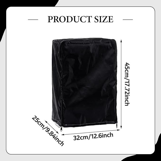 Bird Cage Cover Birdcage Cover, Washable Protection Blackout Cover, Waterproof & Windproof Square Cages Accessories for Parakeets Lovebirds Macaw, Style B (S)