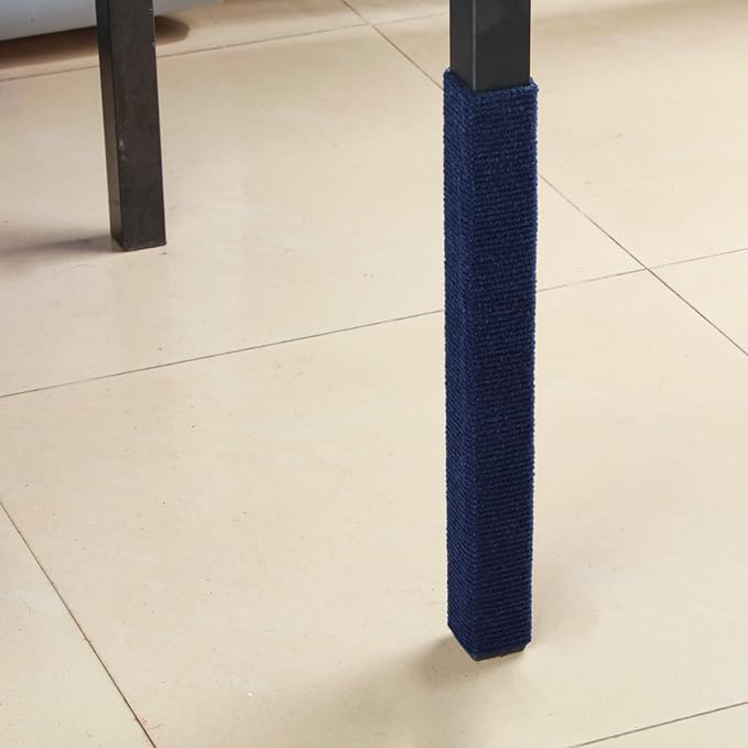 SHENGOCASE 157.5"x15.8" Trimmable Self-Adhesive Carpet Mat Pad Replacement for Cat Tree Shelf Shelves, Cat Wall Furniture Steps, Carpet Scratching Post Scratcher Couch Protector (Cyan)