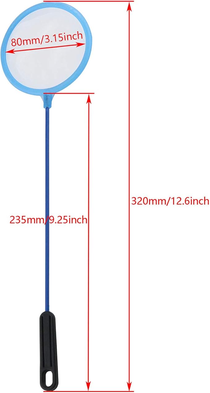 DGZZI Aquarium Fish Net 3PCS Plastic Artemia Sieves Super Dense Mesh Aquarium Fish Tank Tool for Artemia Eggs New Born Fish