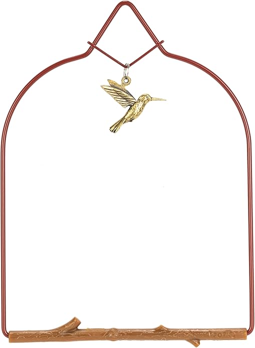 Hummingbird Charm, Red