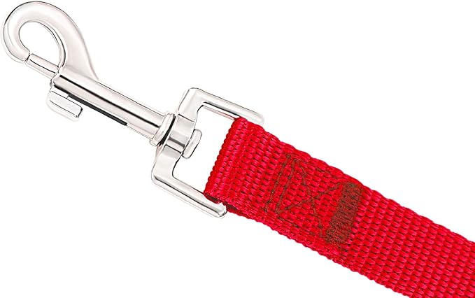 AmaGood Dog/Puppy Obedience Recall Training Agility Lead-15 ft 20 ft 30 ft 50 ft Long Leash-for Dog Training,Recall,Play,Safety,Camping (30feet, Red)