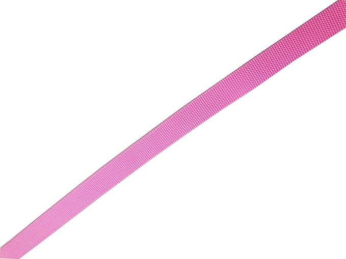 Adjustable Nylon Dog Collar, pet Collar 1 Inch 3/4 Inch 5/8 Inch Wide, for Large Medium Small Dogs (M(3/4" x 14-21"), Pink)