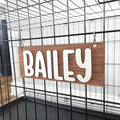 Personalized Crate Sign, Custom Dog Decor, Hanging Crate Sign,Personalized Pet Gift,Dog Name Plate,Gift for Dog Lover, (23.5x8.26cm/9.25x3.25in)