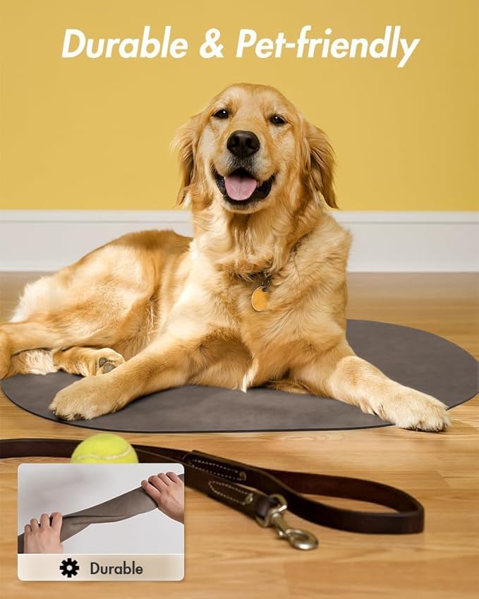 Absorbent Dog Food Mat-Dog Mat for Food and Water Bowl, Quick Dry Pet Food Mat, No Stains Dog Feeding mat, Dog Accessories Pet Supplies Mat-Dog Water Bowl Mat for Messy Drinkers