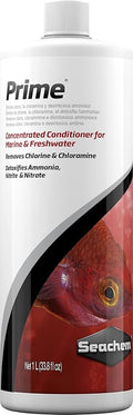 Seachem 437 Prime Fresh and Saltwater Conditioner - Chemical Remover and Detoxifier 1L