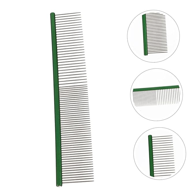 POPETPOP Portable Pet Comb for Cats and Dogs Wear-resistant Grooming Tool for Daily Use Lightweight and Compact Design for Easy Carrying and Storage for Removing Loose Hair and
