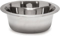 Jeffers Pet Standard Weight Stainless Steel Bowls for Dogs, Cats, Puppies, Kittens, Food & Water, Durable Feeding Dish, Travel, Camping, Indoor Outdoor Use, Dishwasher Safe Pet Accessories -3 Quart