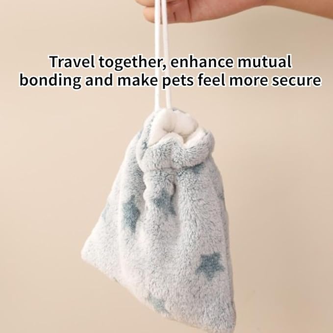 Sugar Glider Bonding Pouch Carrier Bag, Small Animals Sleeping Pouch Bag with Breathable Vent and Drawstring, Portable Travel Bag for Sugar Glider Rat Squirrel Guinea Pig Birds Parrot (Pink)