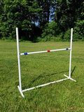 Dog Agility Bar Jump, Exercise Hurdles Backyard Agility Equipment with Adjustable bar and Dog Agility Jump Cups