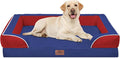 Comfort Expression Orthopedic Dog Bed for Extra Large Dogs 42x30 Inch, Waterproof Egg Crate Foam XL Pet Bed with Removable Bolsters, Dog Couch with Washable Cover & Non-Slip Bottom, American Flag 4