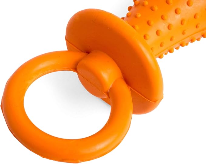 Petface Seriously Strong Rubber Teething Dog Chew, Orange