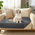Luciphia 100% Waterproof Couch Cover Blanket for Dogs Anti-Slip Pet Couch Protector Sofa Mat Puppy Cat Blanket with Non-Slip Bottom, Grey, 30x53 Inch