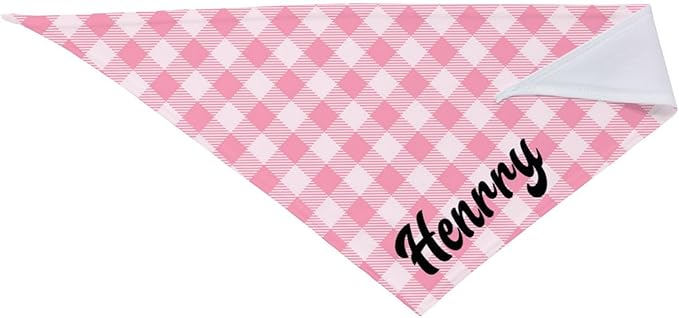 Custom Pet Scarf Personalized Dog Bandana with Name Personalized Add Your Text Bibs Triangle Head Scarfs Gift for Small Medium Large Dogs Cats Baby Puppy Pets Accessories