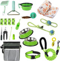 PupLuxe Puppy Starter Kit - Green 22 Piece Bundle Great for Dog Training, Perfect for New & Experienced Owners
