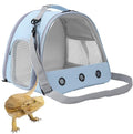Bearded Dragon Travel Carrier,Lizards Cage, Small Animal Bag for Hedgehog Rat Parrot Bird Guinea Pig, Portable Guinea Pig Travel Carrier for 2