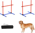 Dog Agility Training Jumping Hoop for Small Medium Dogs, Adjustable Height Pet Exercise Equipment for Outdoor Backyard (2)
