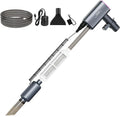 Cordless Aquarium Gravel Cleaner Vacuum: 6-in-1 Electric Fish Tank Cleaner, Rechargeable & Strong Suction Automatic Water Changer, Touch Control, Fits 5–150 Gallon Tanks