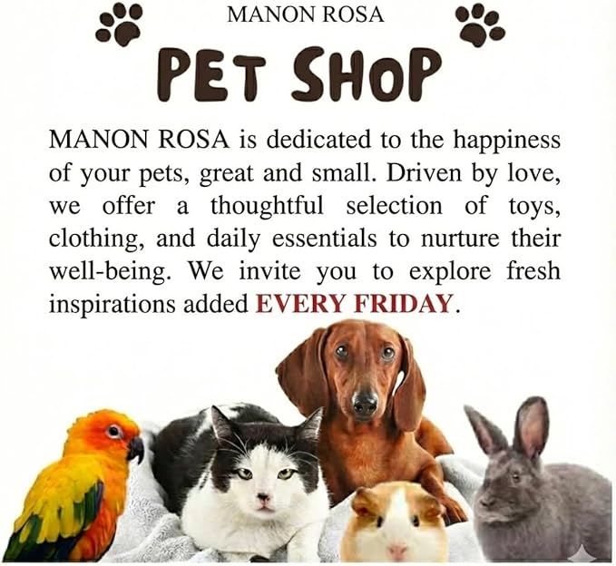MANON ROSA Wood Shavings for Bird Bedding - Natural Aspen Soft Low-Dust & Odor-Control Nesting Material for Parakeets Parrots Rabbits Cockatiel for Cages, Nest Boxes, Small Pet Litter