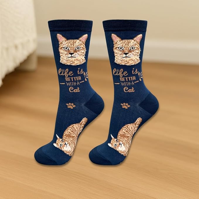 E&S Pets Pet Lover Socks - Dog & Cat Socks - Unisex Novelty Gifts