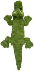 Best Pet Supplies Squeaky Dog Toys with Soft Durable Fabric for Small, Medium and Large Pets Interactive Toy for Indoor Play, Supports Active Biting and Play - Alligator, Medium
