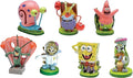 PennPlax Spongebob 7-Piece Officially Licensed Aquarium Ornament Set – Great for Saltwater and Freshwater Fish Tanks – Mini 2" Aquarium Decorations