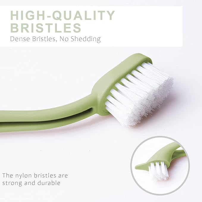 Bird Cage Cleaning Brush,Two Brush Heads,Long-Handled Tool for Cleaning Parrot Cages, Kennels, and Perches,Removes Poop and Keeps Bird Cages Fresh,Essential Bird Cage Accessory