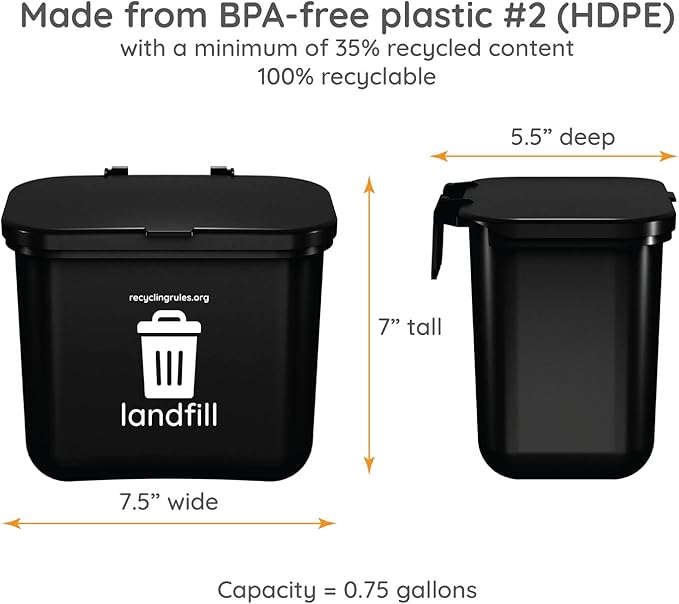 Hanging Wastebasket for Trash