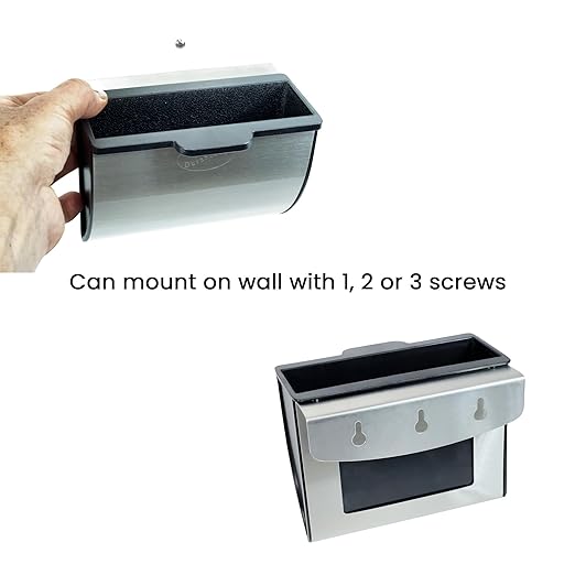 Cat Litter Scoop Caddy - Space-Saving, Wall-Mountable Litter Scoop Holder - Easy Hook Fitting for Pans – Metal Litter Scooper Holder Ensuring Stability