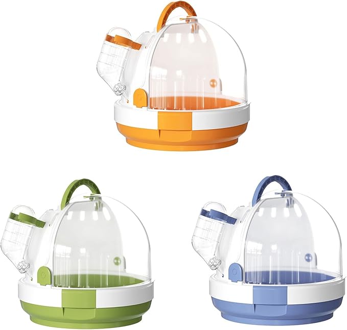 Portable Clear Bird Parrots Transport Cage Window Carrier Bag Breathable Bird Carrier Travel Bag