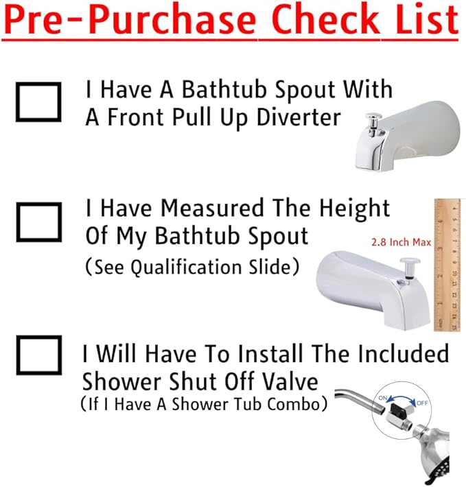 Wondurdog Bathtub Spout and Garden Hose Attachment Dog Wash Kit w/Splash Shield and Rubber Scrubbing Teeth. Tub Spouts with Front Pull Up Diverter Only. Pet Grooming for Long and Short Hair.