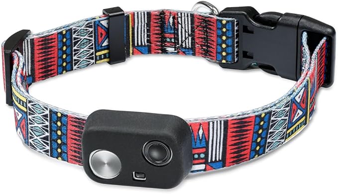 MS-5 Automatic Pet Door Collar, Genuine High Tech Pet Brand Dog Collar for Power Pet Doors - Deluxe Strap (Tribal, Large) - DC-TBL-MS5-L