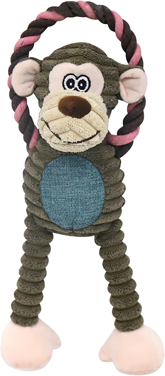 Puppy Chew Toys, Funny Heavy Duty Cute Dog Toys Aggressive Chewers,Soft Durable Fabric Interactive Dog Toy for Aggressive Chewers for Indoor Teething Home Puppy Anxiety Relief Small Medium Breeds