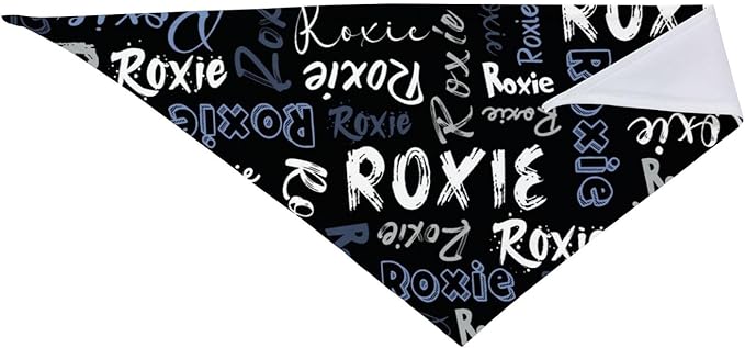 Custom Pet Scarf Personalized Dog Bandana with Name Personalized Add Your Text Bibs Triangle Head Scarfs Gift for Small Medium Large Dogs Cats Baby Puppy Pets Accessories