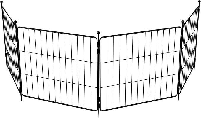 FXW MiniPaws Unleashed Dog Playpen, Expandable & Portable Design for Yard, RV Camping and Indoor Use, for Puppies and Small Dogs, 20-inch 4 Panels