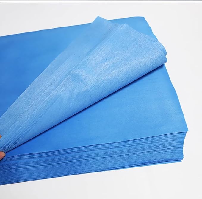 Firdnyohs 100 Pcs Bird Cage Liner Papers 11X17in Blue Cage Paper Liners Disposable Cage Paper Liners Thicken Precut Absorbent Cushion Pad Mat Accessories for Pet Bird Parrot(Blue)