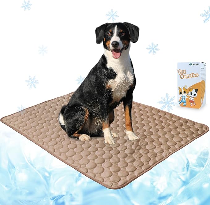 Dog Cooling Mat for Dogs, Pet Cooling Pad Bed for Dog Easy Washable for All Types of Pets and Perfect for Both Indoor and Outdoor Use, Including Car Seats 40" x 28"