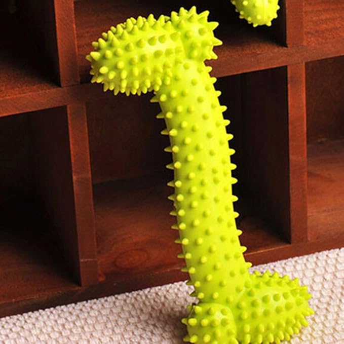 Pet Chew Toys,Resistant to Bite Bone Pet Dog Puppy Molar Thorn Chew Toy for Teeth Training