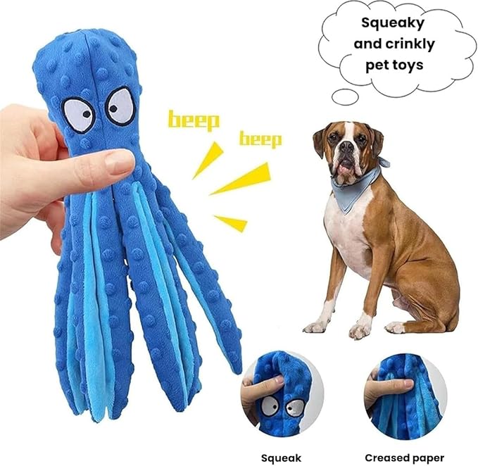 2025 New Upgrade Interactive Chew Pet Toy No Stuffing Bite-Resistant Squeaky Perfect for Puppies, Small and Medium Dogs (1pc Pink)