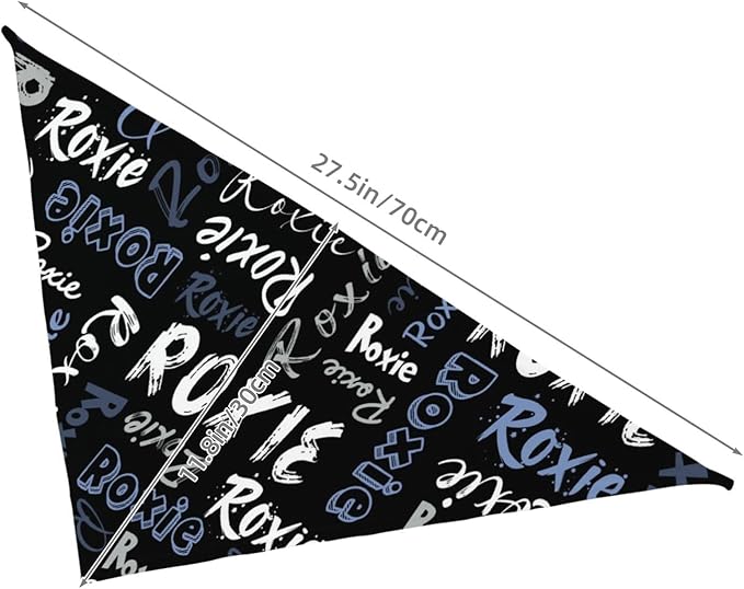Custom Pet Scarf Personalized Dog Bandana with Name Personalized Add Your Text Bibs Triangle Head Scarfs Gift for Small Medium Large Dogs Cats Baby Puppy Pets Accessories