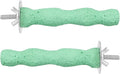 2pcs Bird Beak Grinding Stone, Resin Anti-Slip Beak Grinder Stone Perches Bird Parrot Cage Perch Stand for Parrot Budgie Cockatiel Cage Accessories