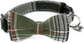 SuperBuddy Dog Collar, Adjustable Dog Collar with Bowtie, Pet Collar for Dog Soft Bowtie Dog Collars for Small Medium Large Pet