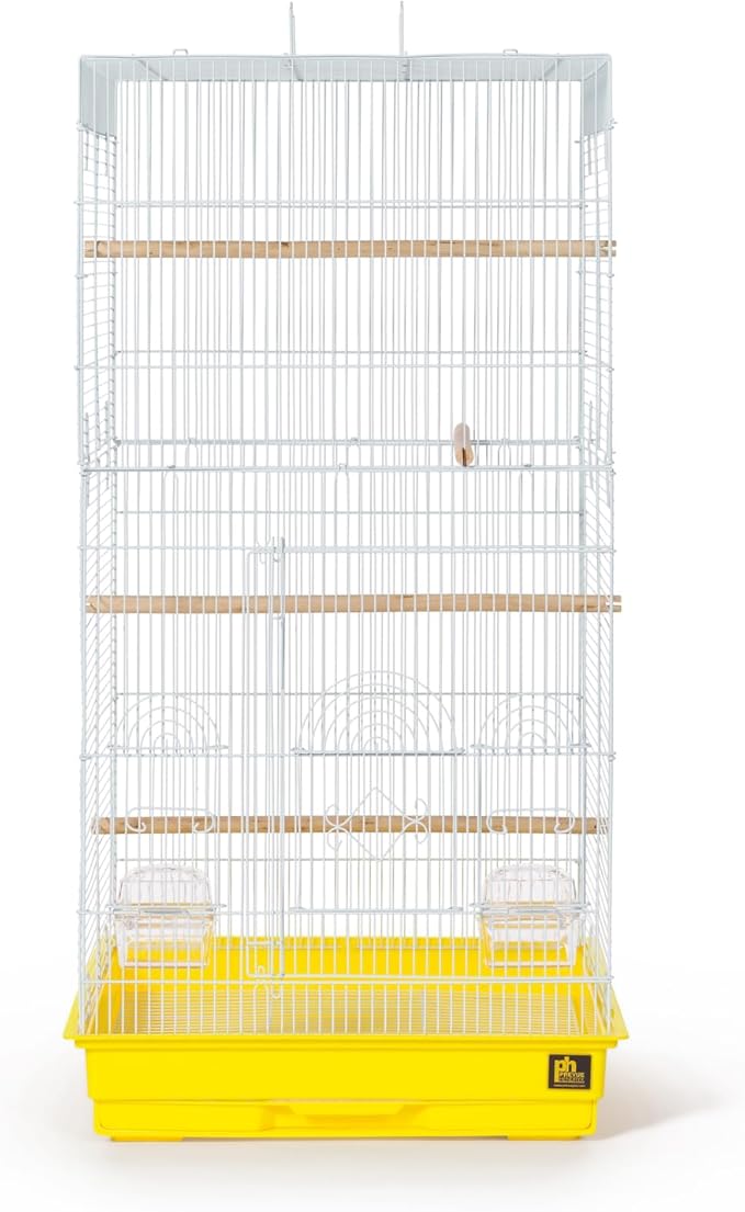 Prevue Pet Products SPECONO1818H-Y Tall Tiel Cage, Yellow