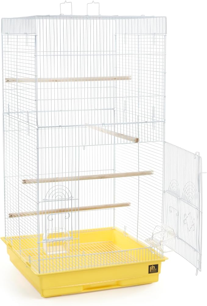 Prevue Pet Products SPECONO1818H-Y Tall Tiel Cage, Yellow