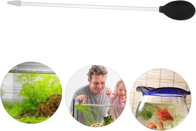 Fish Tank Coral Feeder Tool Water Changer for Aquariums and Lightweight Cleaning Device for Easy Removal of Fish Waste and Debris